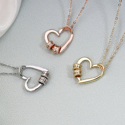 Personalized Name Heart Necklace – A Tribute to Family Love