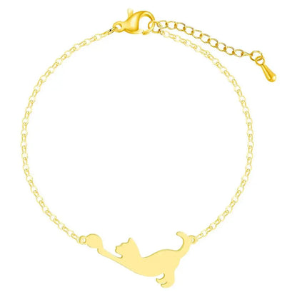 Playful Cat Bracelet – A Delicate Accessory for Pet Lovers