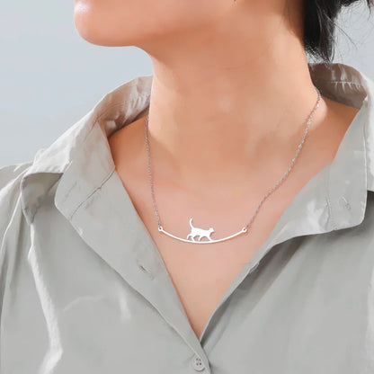 Skyrim Cat Necklace: Minimalism and Elegance for Cat Lovers