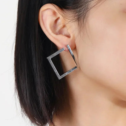 Retro Minimalist Geometric Earrings