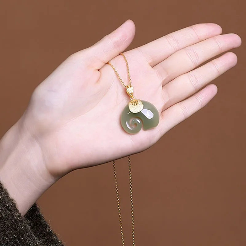 Jade Elephant Necklace - [Jewelry of Emotions and Protection]