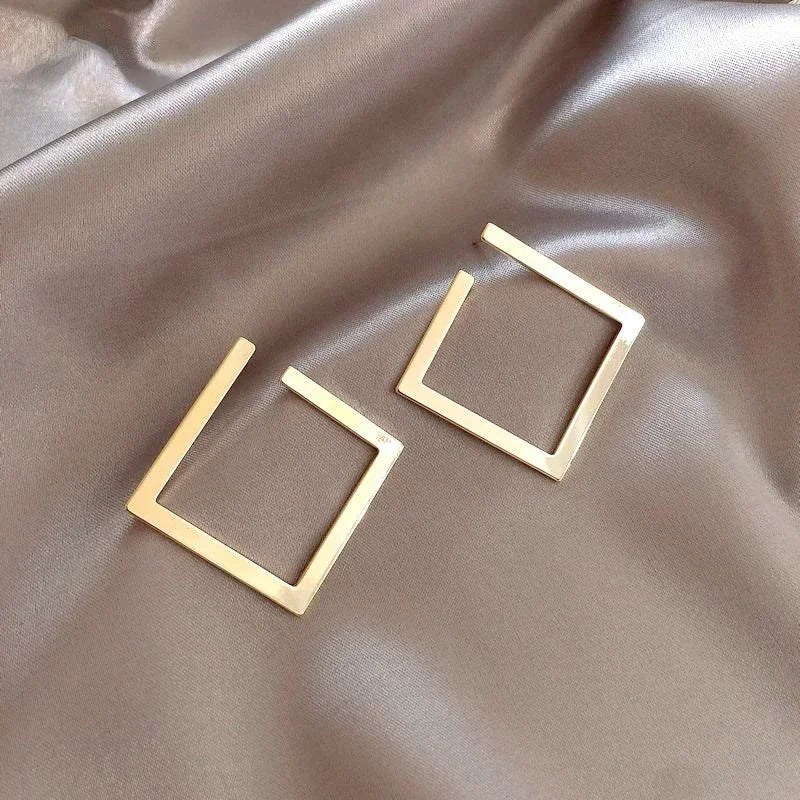 Retro Minimalist Geometric Earrings