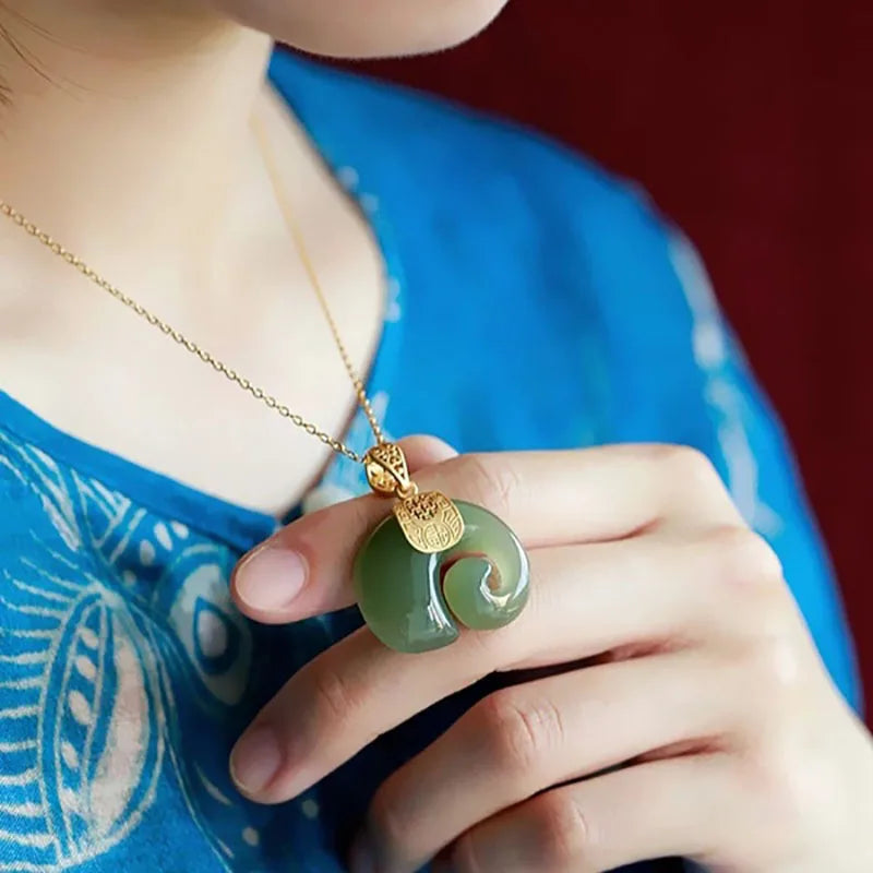 Jade Elephant Necklace - [Jewelry of Emotions and Protection]